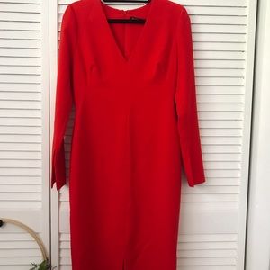 Black Halo Red Cocktail Dress size 8